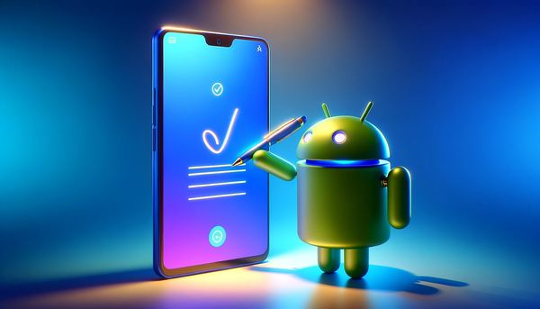 Signing Android Phone Concept Blog Cover 2