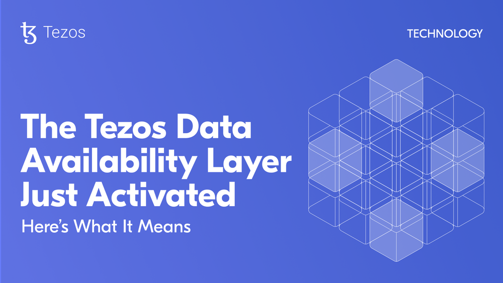 Tz Blog the Tezos Data Availability Layer Just Activated         Here   S What It Means