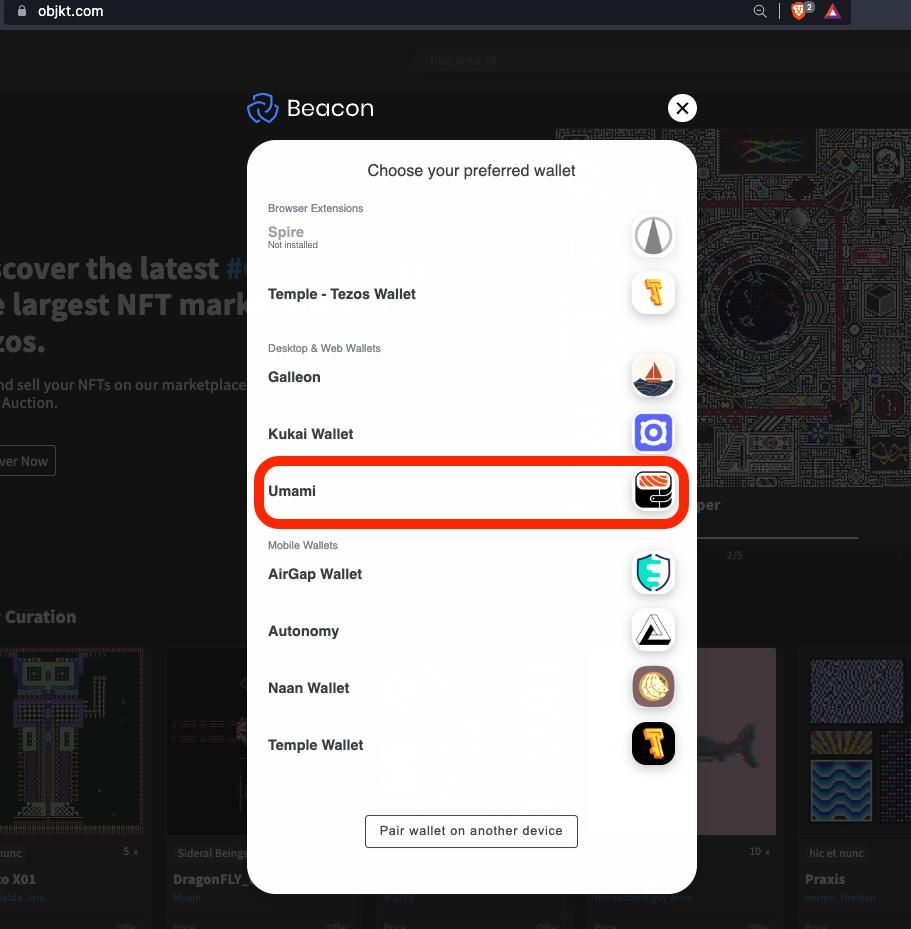 Umami - A Tezos Wallet from Nomadic Labs, image 3