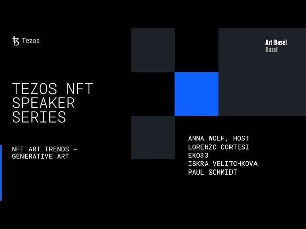 NFT Art Trends - Generative Art Tezos x Art Basel - Basel 2022 image 1