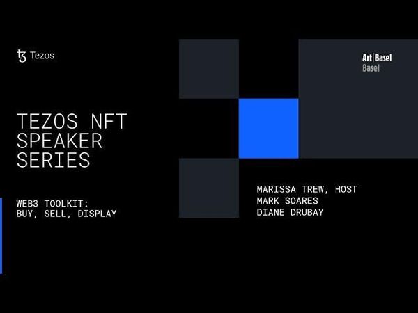 Web3 Toolkit Buy Sell Display Tezos x Art Basel - Basel 2022 image 1
